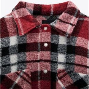 Zara plaid over jacket